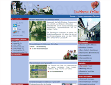 Tablet Screenshot of luebbenau-online.de